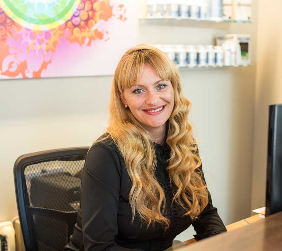 Receptionist at Vancouver chiropractic clinic