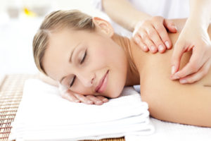 woman receiving acupuncture as a chiropractor alternative